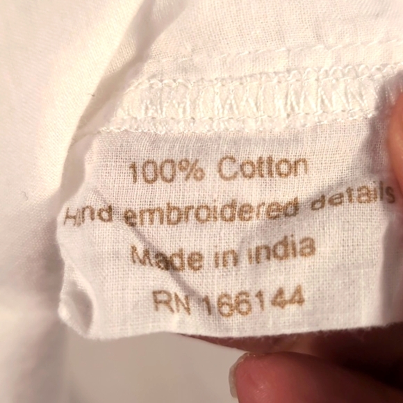 AlaMwar Salma Blouse Red Handmade Embroidery Size XL - Picture 4 of 15